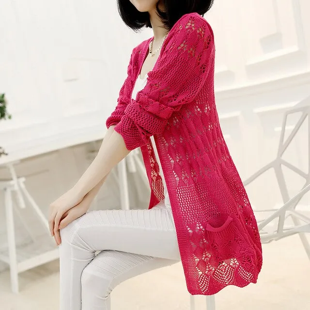 2019 Fashion Knitted Cardigan Loose