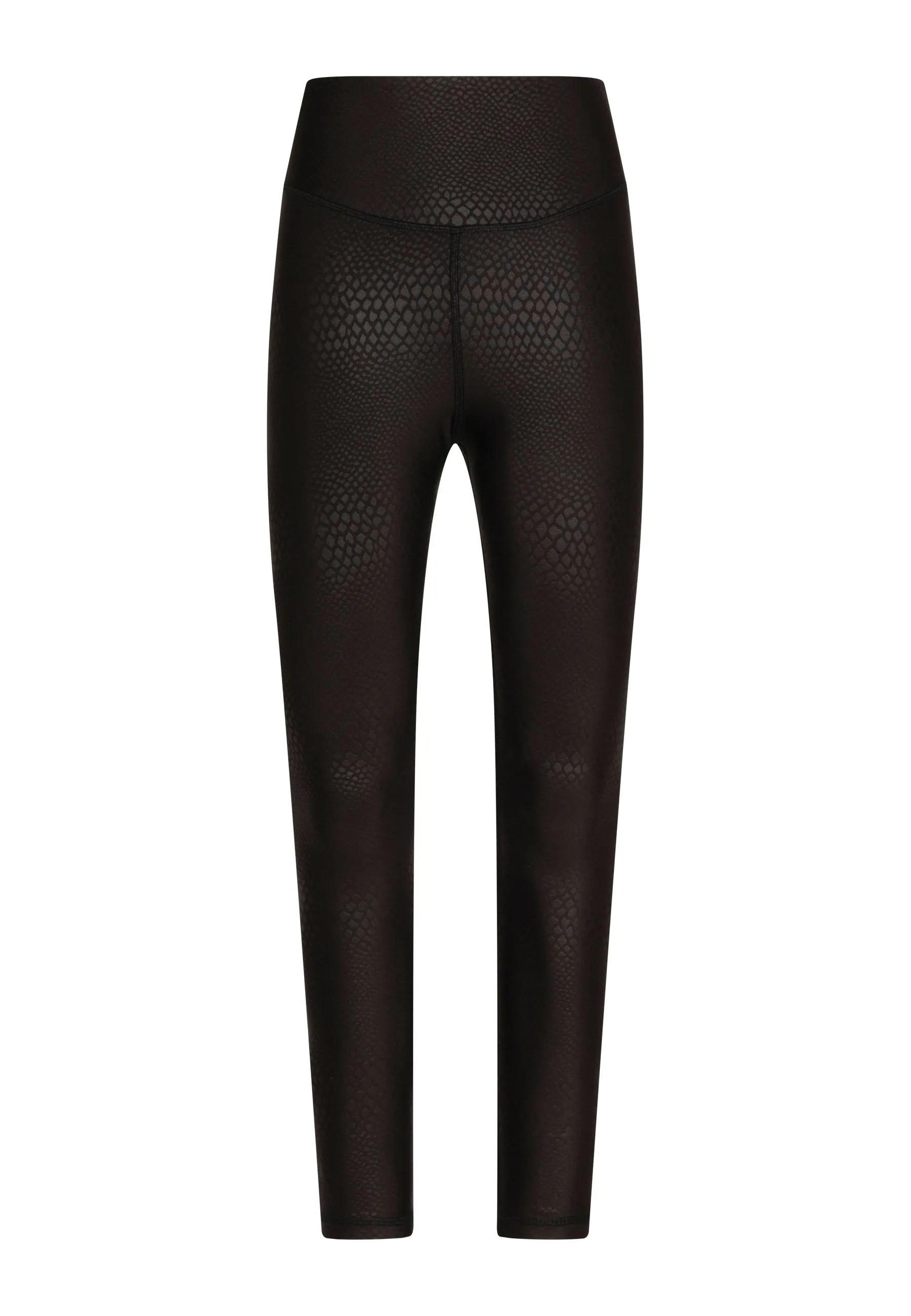 937 Leather-Look Leggings in Schwarz Snake