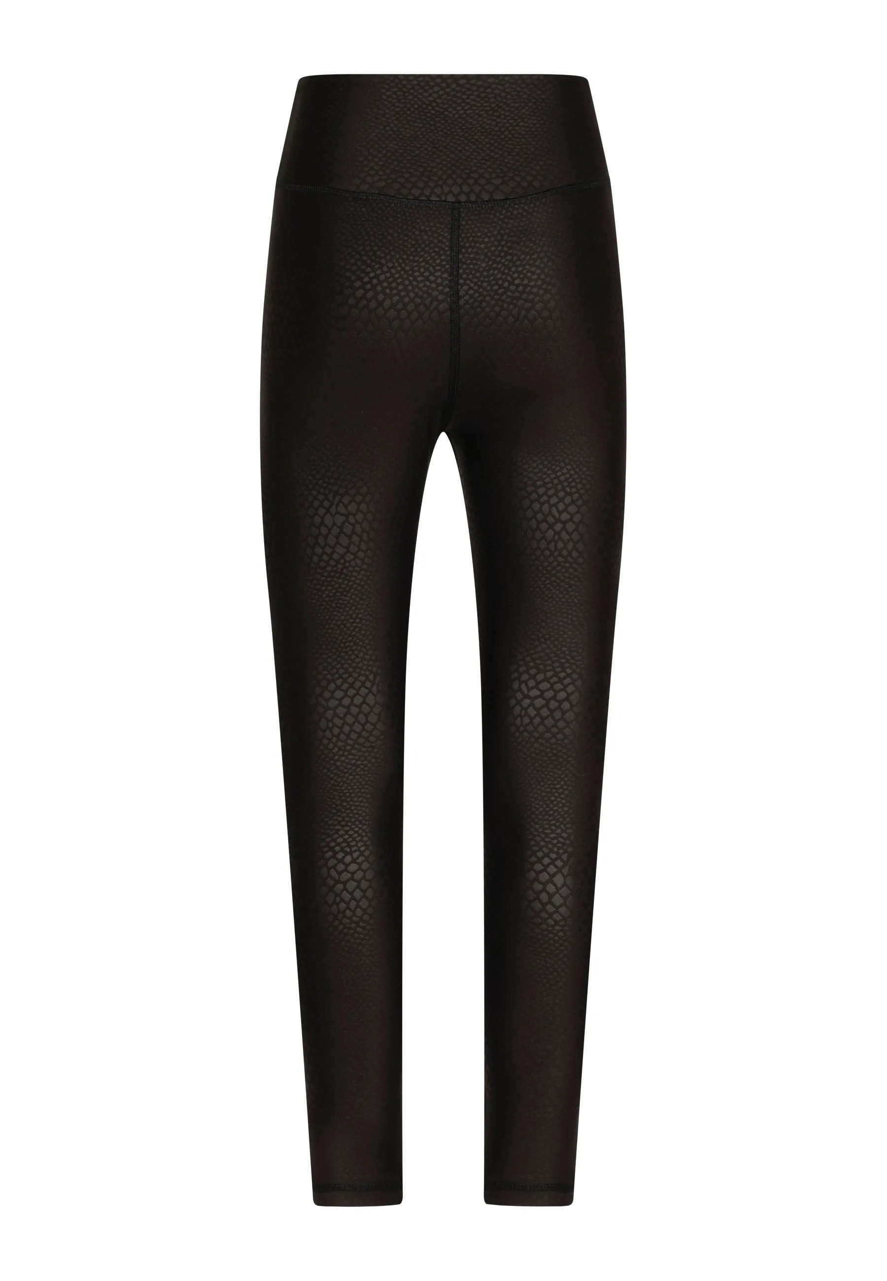 937 Leather-Look Leggings in Schwarz Snake