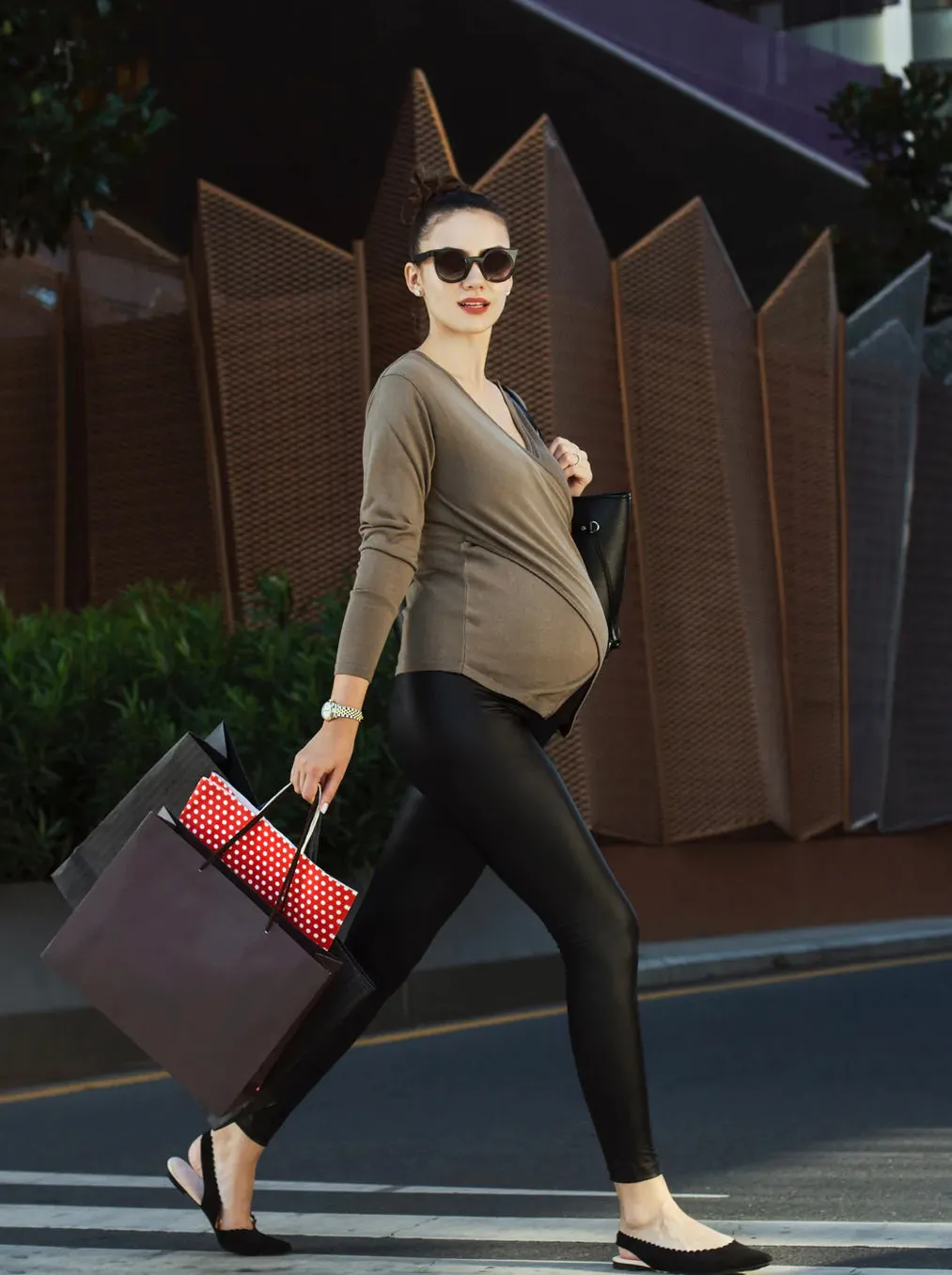 Accouchée Subtle Maternity Leggings