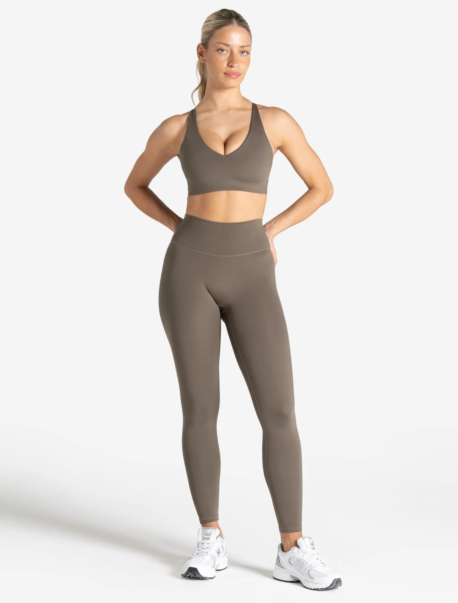 Allure Leggings - Taupe