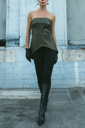 BACK SLIT BANDEAU