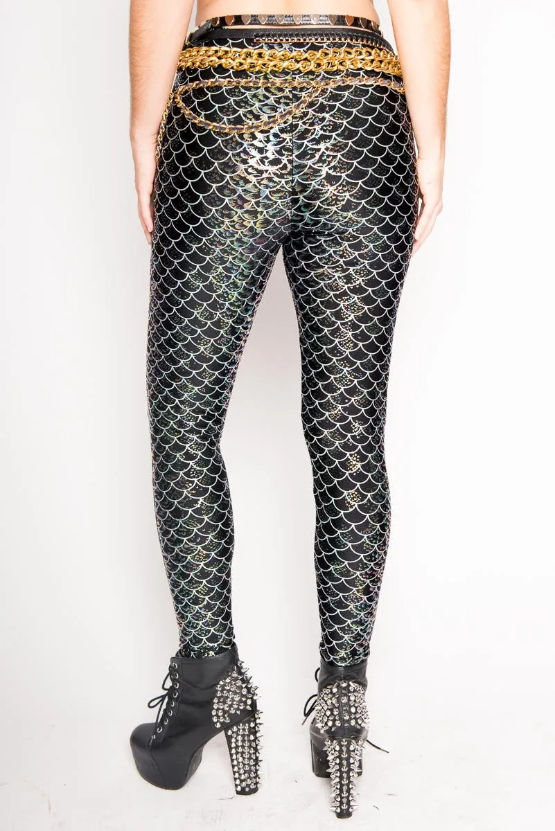 Black Mermaid Leggings
