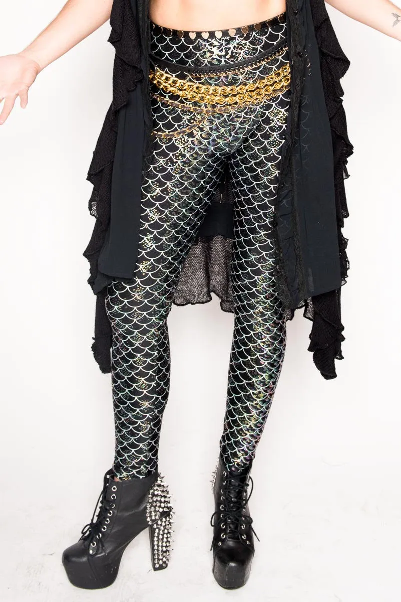 Black Mermaid Leggings