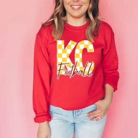 Checkered KC Football