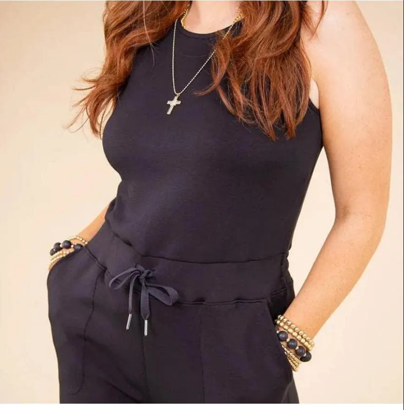 Jumpsuits For Women Wide Leg Pants Sleeveless Dress B-66550