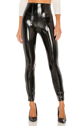 Leggings SPANX Faux Patent Leather, black