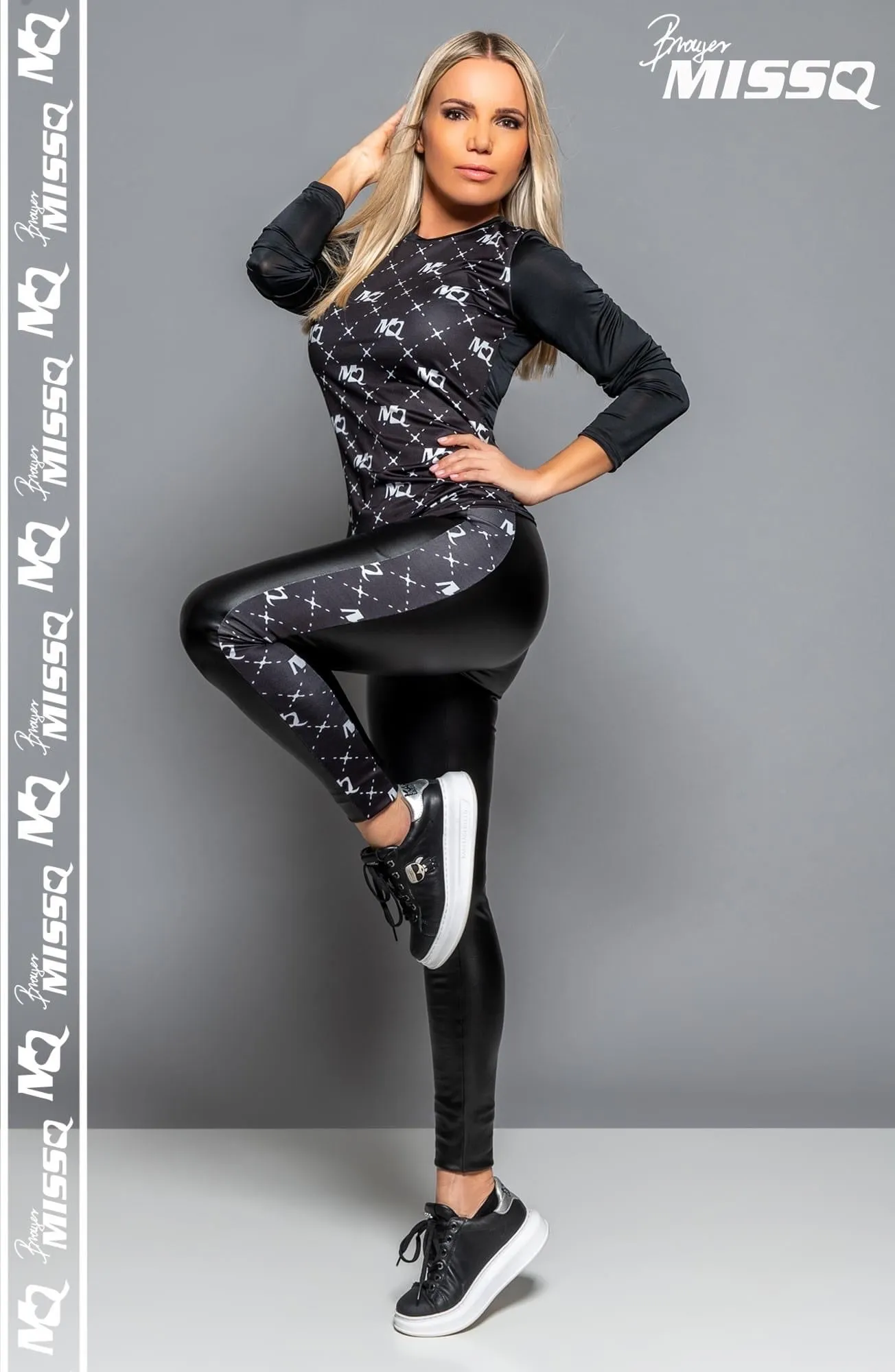 MissQ Notice Two Piece Top & Leggings Suit Set