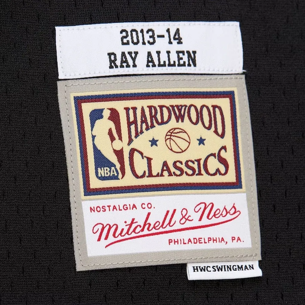 Mitchell & Ness Swingman Jersey Miami Heat Ray Allen Road 13/14 - Black