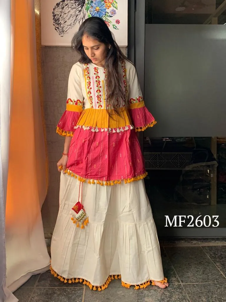 NAVRANG FEMALE KEDIA WITH SKIRT COLLECTION