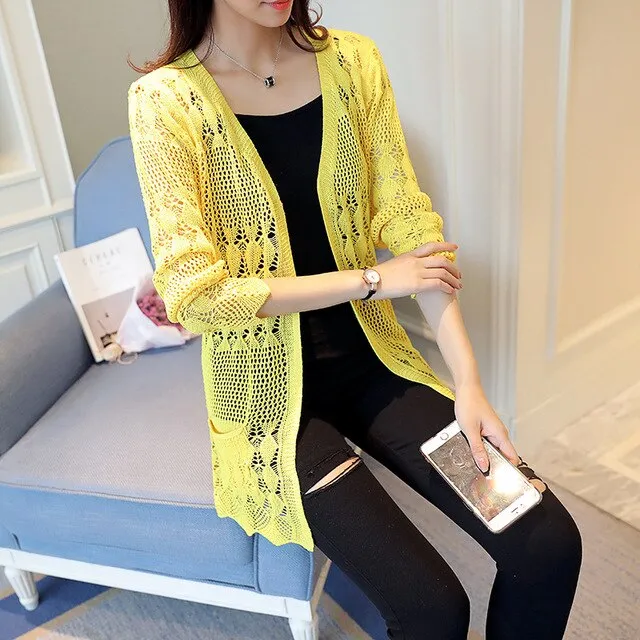 new hollow out loose shawl