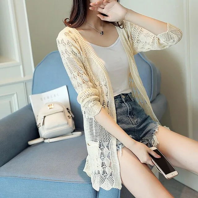 new hollow out loose shawl
