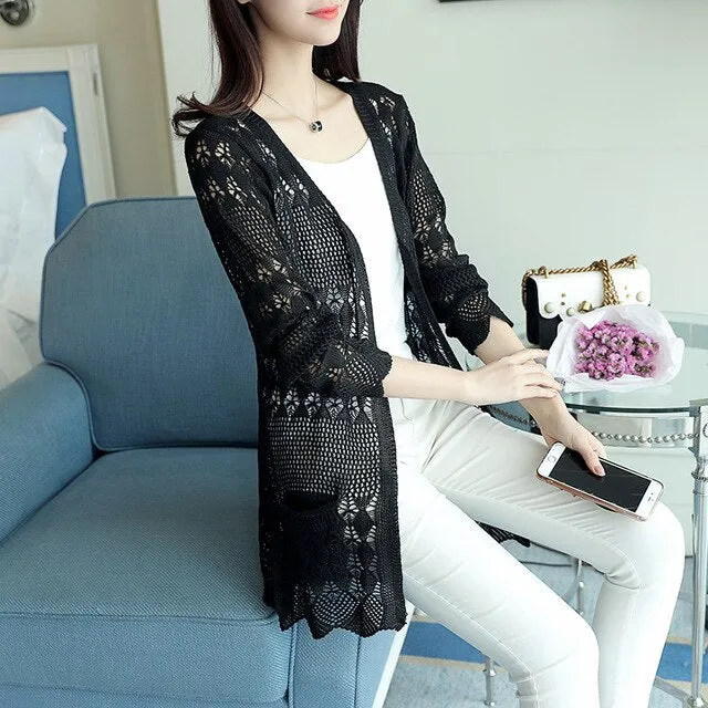 new hollow out loose shawl