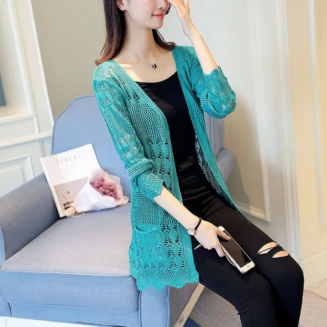 new hollow out loose shawl