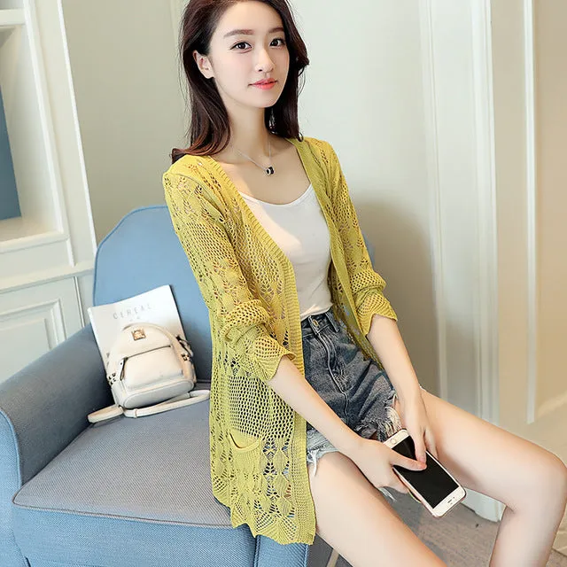 new hollow out loose shawl