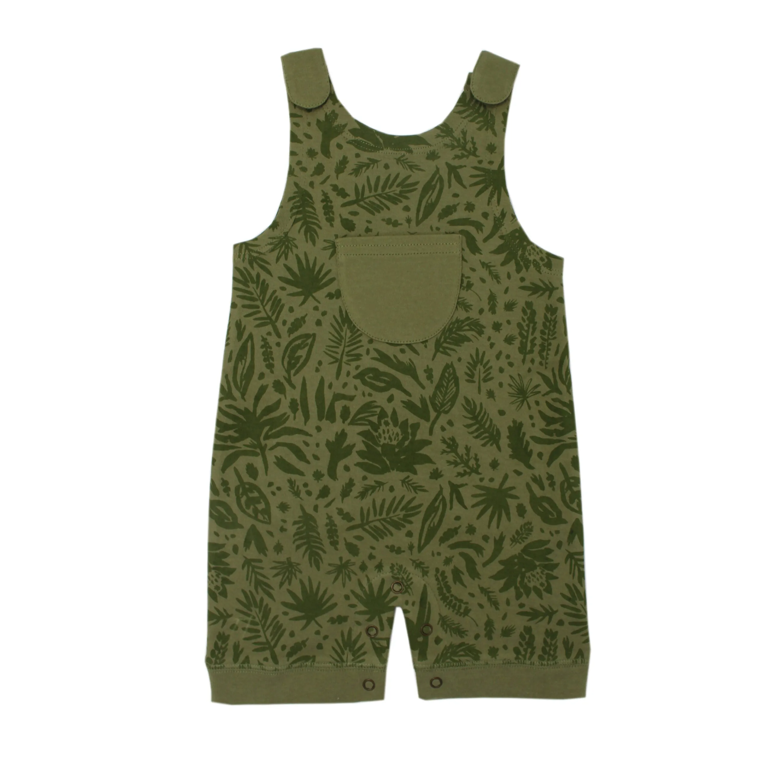 Organic Printed Sleeveless Rompers