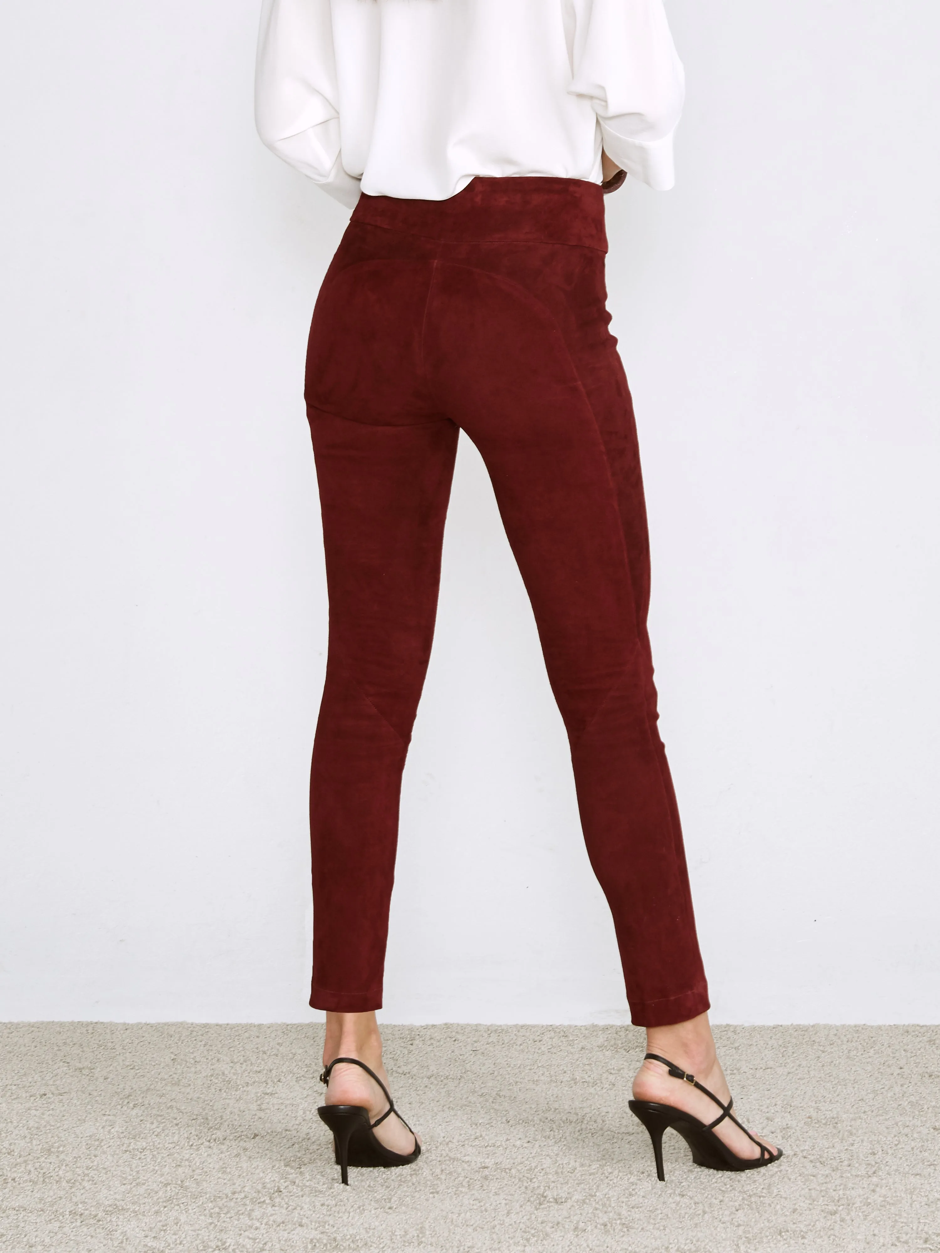 OT LEGGINGS CURRANT SUEDE - OUT OF STOCK