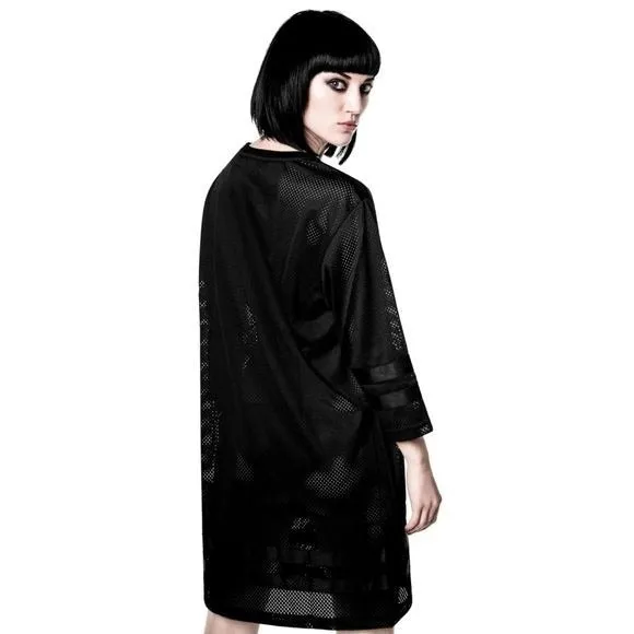 Oversized Jersey Dress | F*ck Monday | 3/4 Sleeves Black Hockey Dress