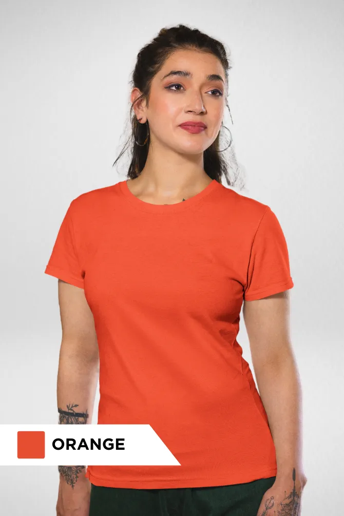 Pick Any 2 Plain T-shirts Combo for Women