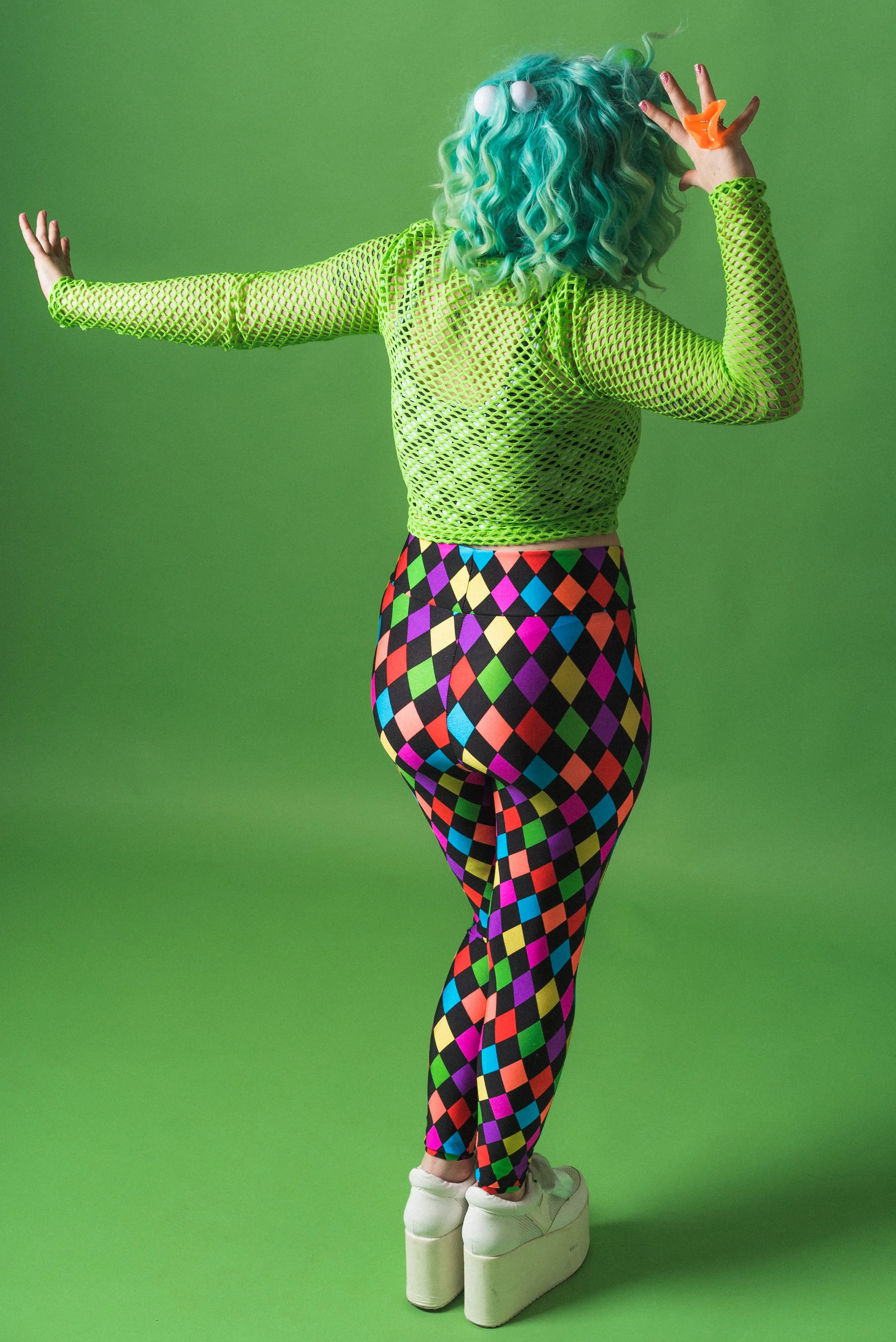 Rainbow Jester Leggings