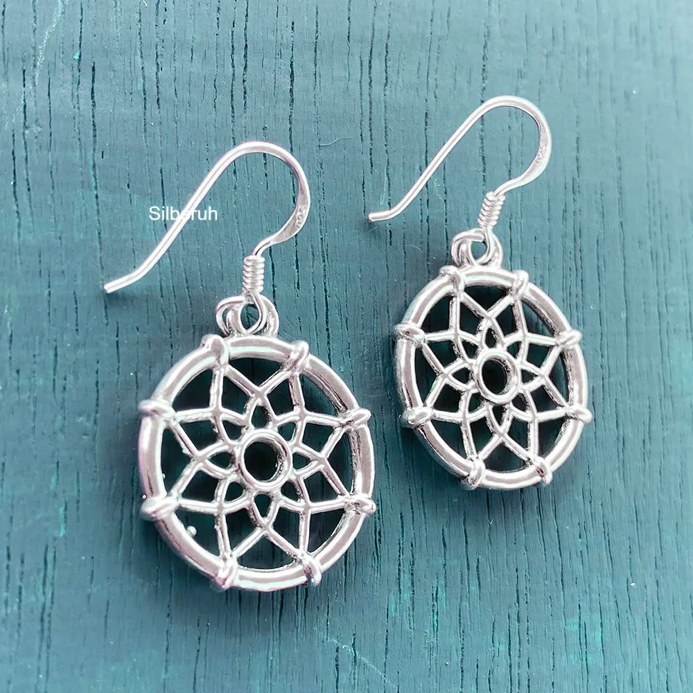 Silver Dreamcatcher Earring