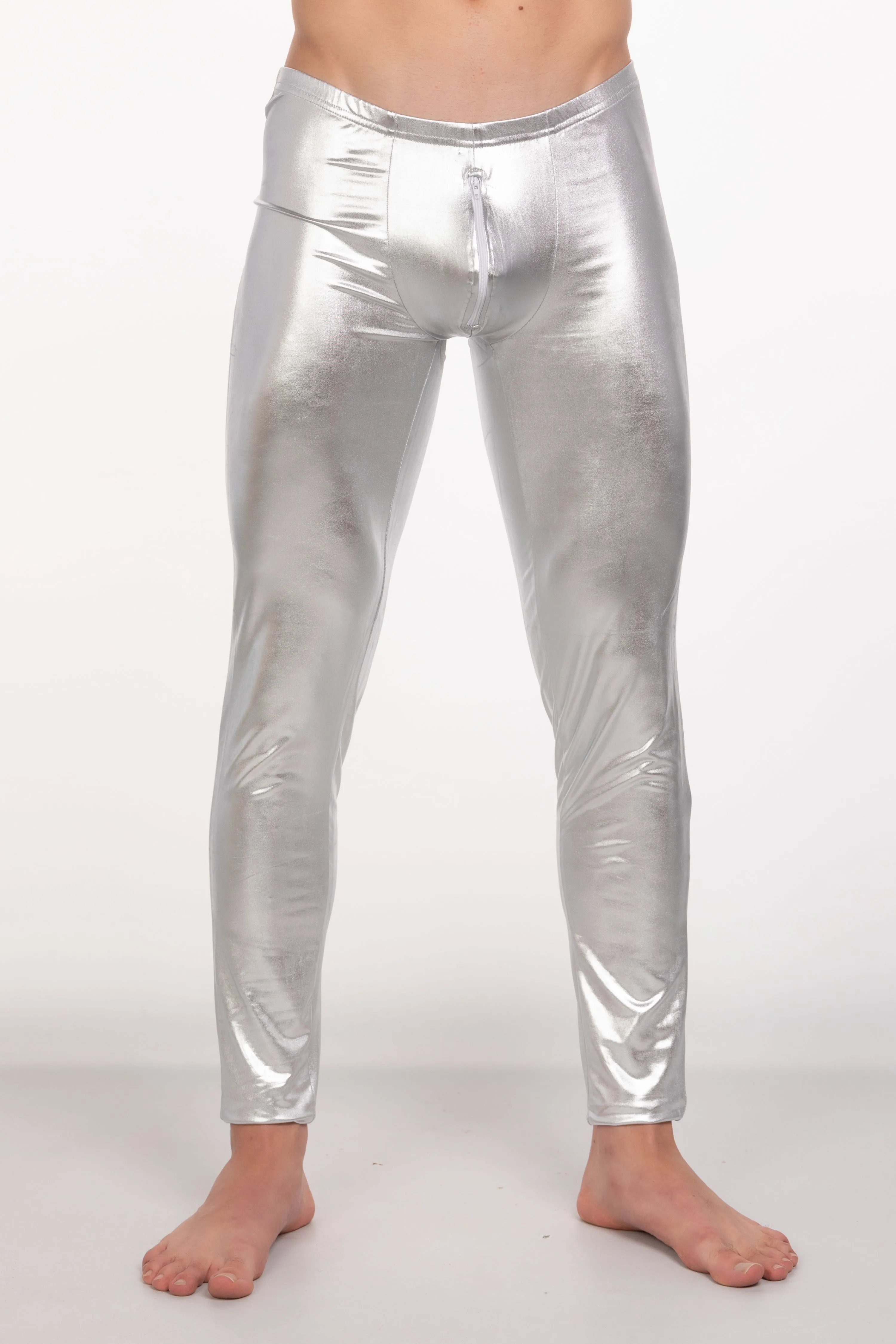 Tartarus Coated Low Rise Legging With Zipper