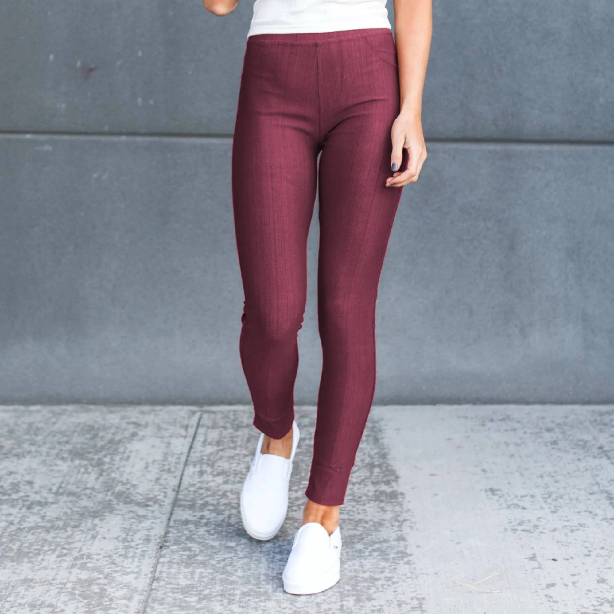 Truly Contagious Premium Stretch Soft High Waisted Jeggings for Women - Denim Leggings - Cotton Stretch Blend - Long (Truly Contagious - New Mix)