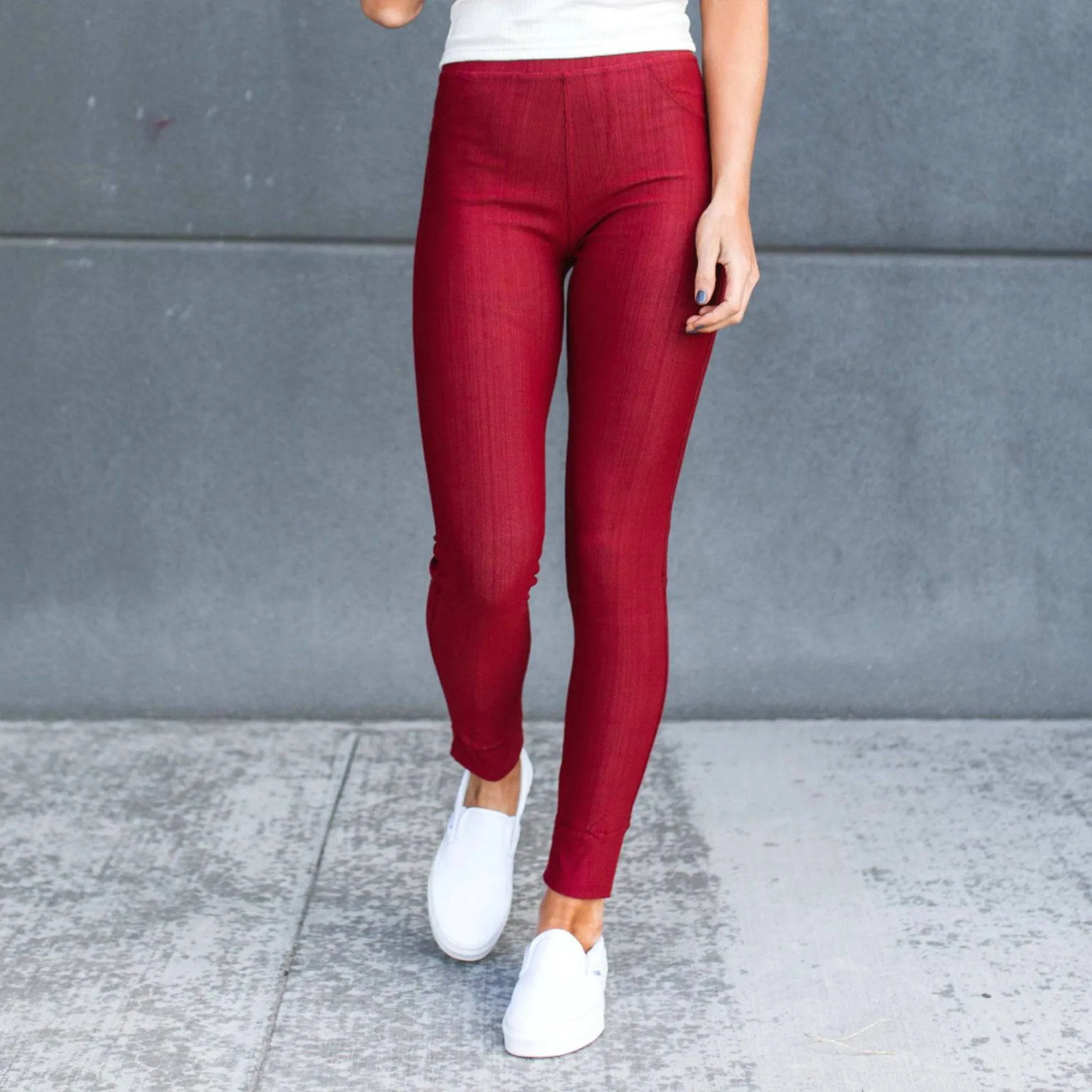 Truly Contagious Premium Stretch Soft High Waisted Jeggings for Women - Denim Leggings - Cotton Stretch Blend - Long (Truly Contagious - New Mix)