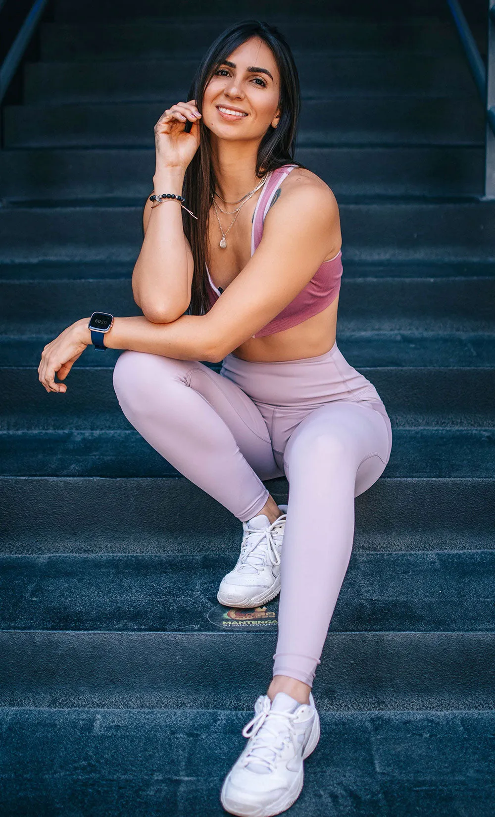 Ventilated Pocket Leggings Rosewood