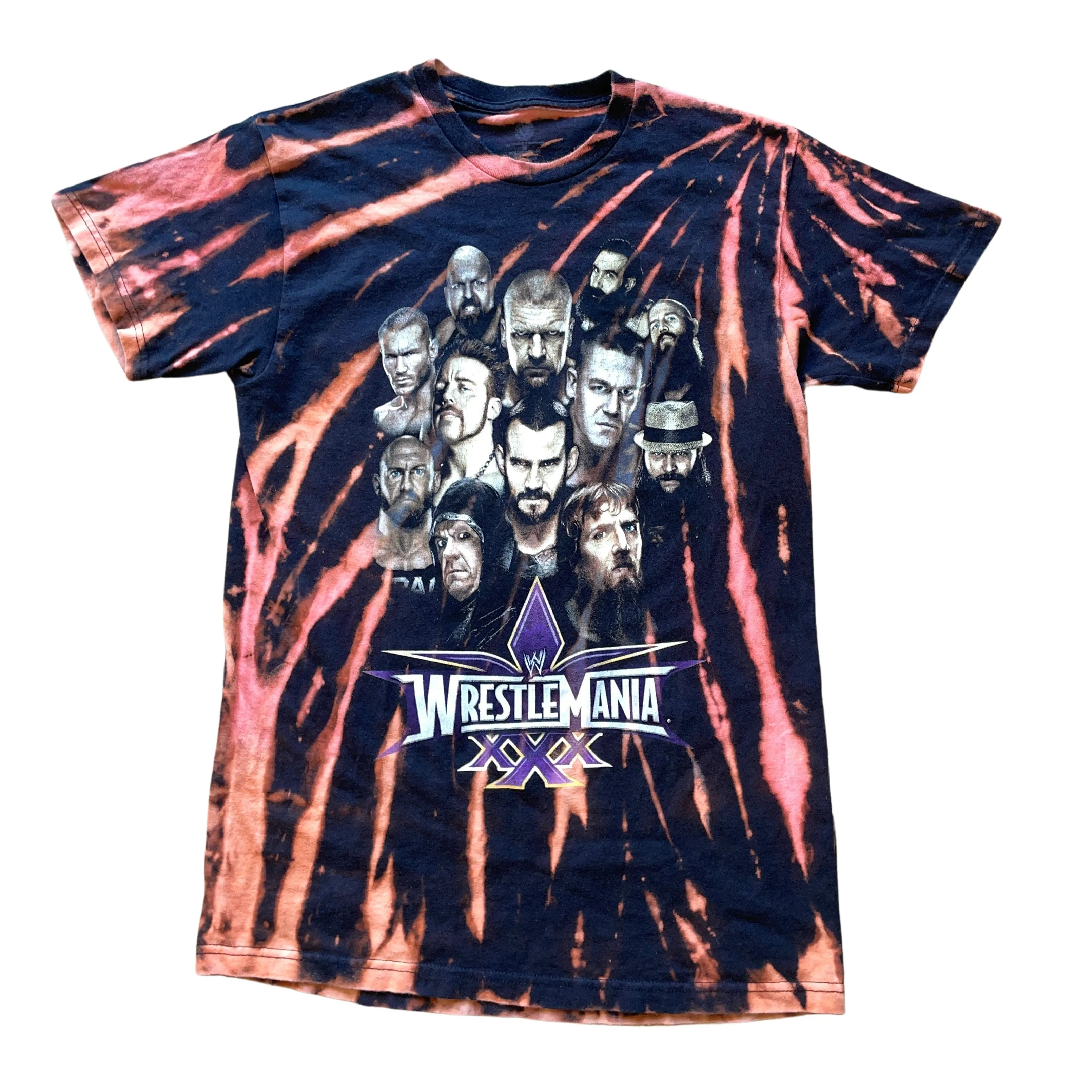 Vintage Wrestlemania 2014 Live Tour | Tie-Dye Tee | XS